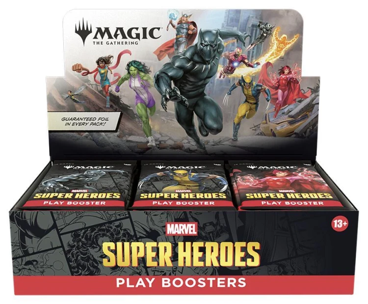 Magic: The Gathering – Marvel Super Heroes: Play Booster Display