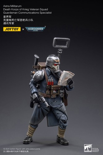 Death Korps of Krieg Veteran Squad Guardsman Communications Specialist – Figurka JoyToy Warhammer 40k 1/18 10 cm