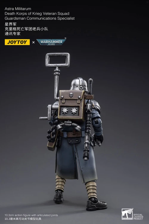 Death Korps of Krieg Veteran Squad Guardsman Communications Specialist – Figurka JoyToy Warhammer 40k 1/18 10 cm