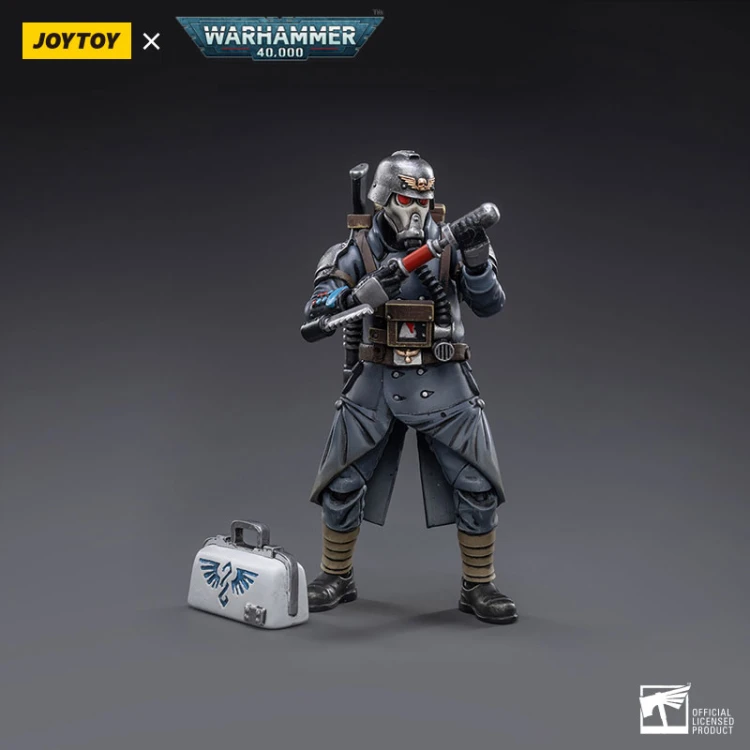 Death Korps of Krieg Veteran Squad Guardsman Medic – Figurka JoyToy Warhammer 40k 1/18 10 cm