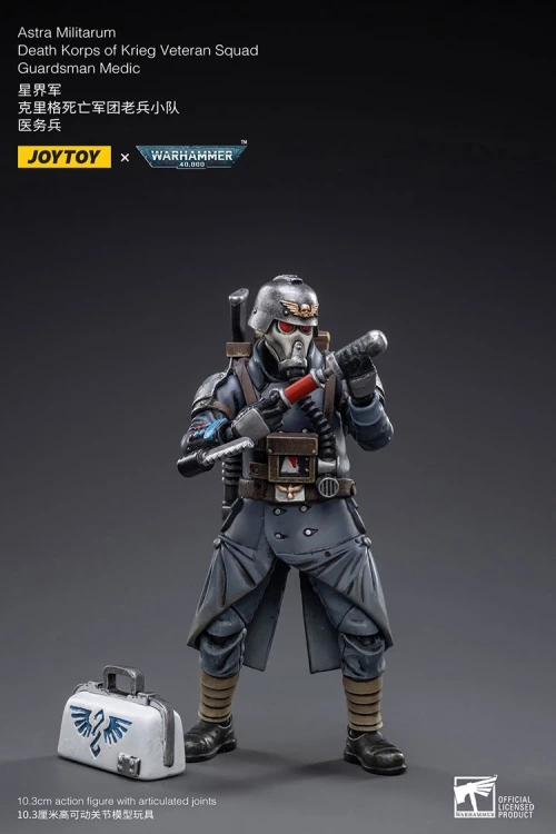 Death Korps of Krieg Veteran Squad Guardsman Medic – Figurka JoyToy Warhammer 40k 1/18 10 cm