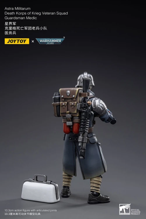 Death Korps of Krieg Veteran Squad Guardsman Medic – Figurka JoyToy Warhammer 40k 1/18 10 cm