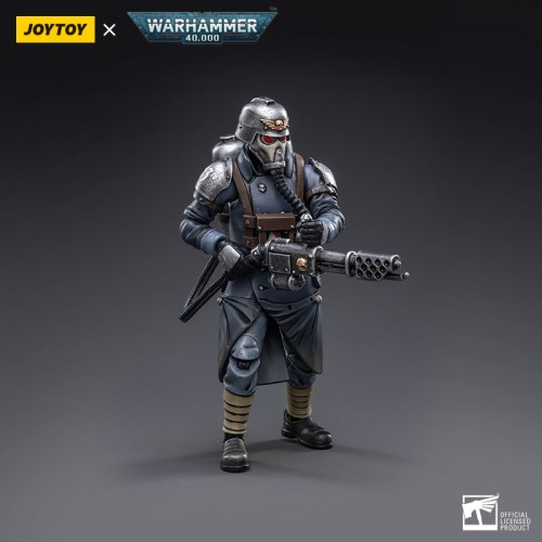 Death Korps of Krieg Veteran Squad Guardsman with Flamer – Figurka JoyToy Warhammer 40k 1/18 10 cm