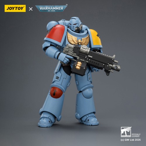 Space Wolves Intercessor with Bolt Rifle, Bolt Pistol and Chainsword – Figurka JoyToy Warhammer 40k 1/18 12 cm