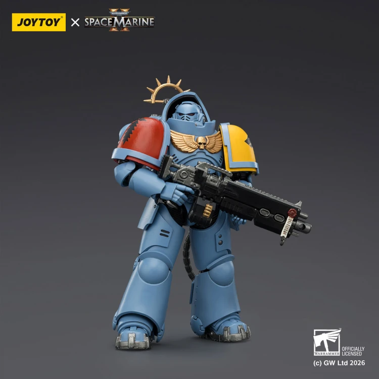 Space Wolves Heavy Intercessor with Heavy Bolt Rifle and Bolt Pistol – Figurka JoyToy Warhammer 40k Space Marine 2 1/18 