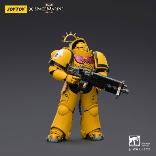 Imperial Fists Heavy Intercessor with Heavy Bolt Rifle and Bolt Pistol – Figurka JoyToy Warhammer 40k Space Marine 2 1/1