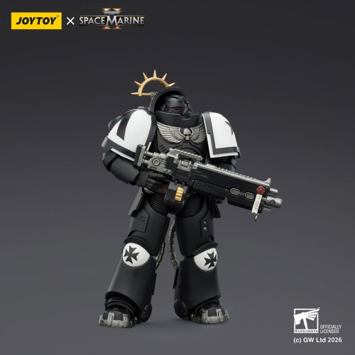 Black Templars Heavy Intercessor with Heavy Bolt Rifle and Bolt Pistol – Figurka JoyToy Warhammer 40k Space Marine 2 1/1
