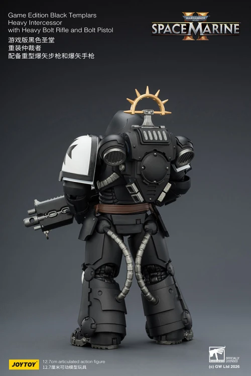 Black Templars Heavy Intercessor with Heavy Bolt Rifle and Bolt Pistol – Figurka JoyToy Warhammer 40k Space Marine 2 1/1