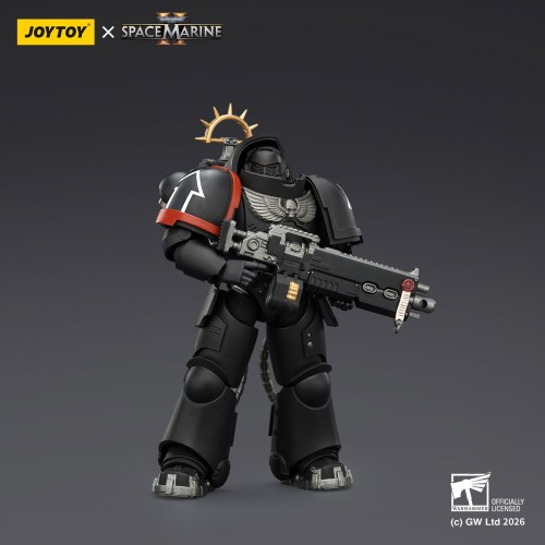 Raven Guard Heavy Intercessor with Heavy Bolt Rifle and Bolt Pistol – Figurka JoyToy Warhammer 40k Space Marine 2 1/18 1