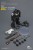 Iron Hands Intercessor with Bolt Rifle, Bolt Pistol and Chainsword – Figurka JoyToy Warhammer 40k 1/18 12 cm