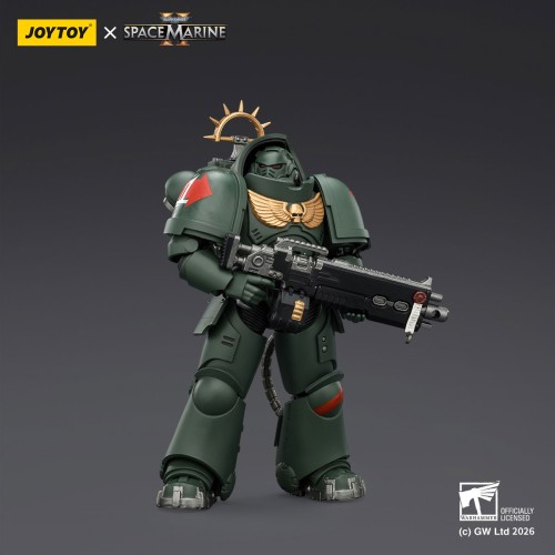 Dark Angels Heavy Intercessor with Heavy Bolt Rifle and Bolt Pistol – Figurka JoyToy Warhammer 40k Space Marine 2 1/18 1