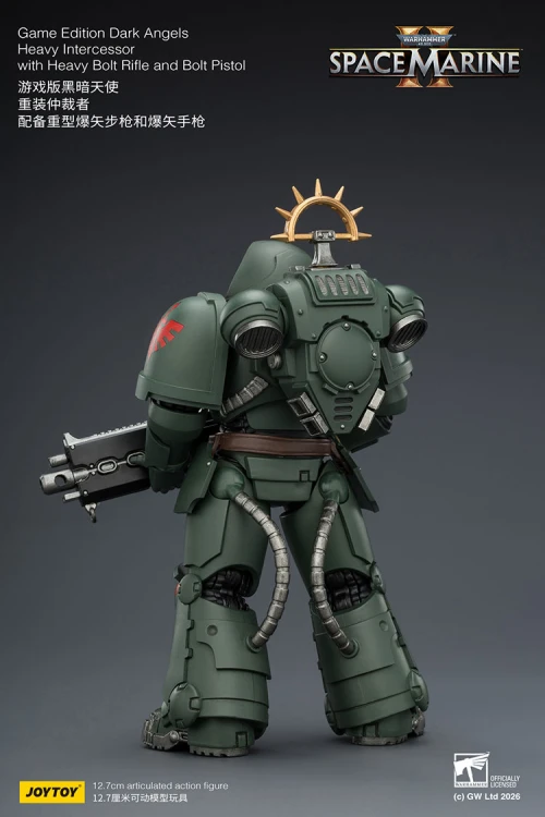 Dark Angels Heavy Intercessor with Heavy Bolt Rifle and Bolt Pistol – Figurka JoyToy Warhammer 40k Space Marine 2 1/18 1