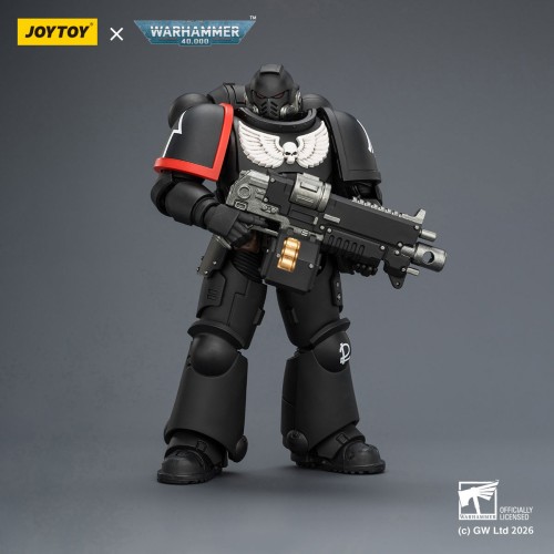 Raven Guard Intercessor with Bolt Rifle, Bolt Pistol and Chainsword – Figurka JoyToy Warhammer 40k 1/18 12 cm