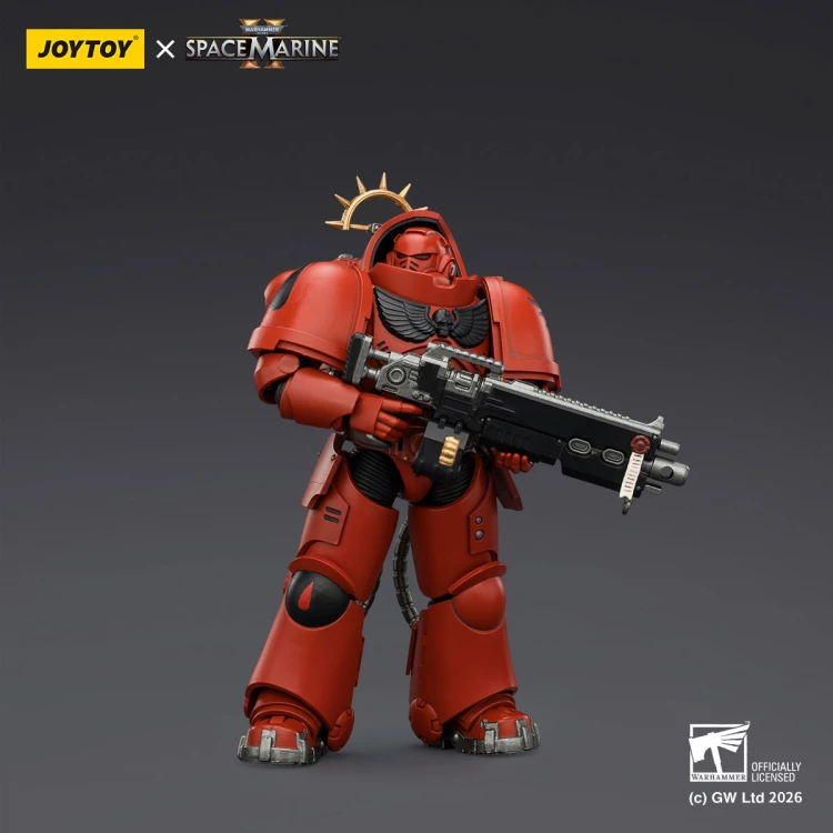 Blood Angels Heavy Intercessor with Heavy Bolt Rifle and Bolt Pistol – Figurka JoyToy Warhammer 40k Space Marine 2 1/18 