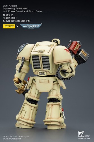 Dark Angels Deathwing Terminator 1 with Power Sword and Storm Bolter – Figurka JoyToy Warhammer 40k 1/18 14 cm