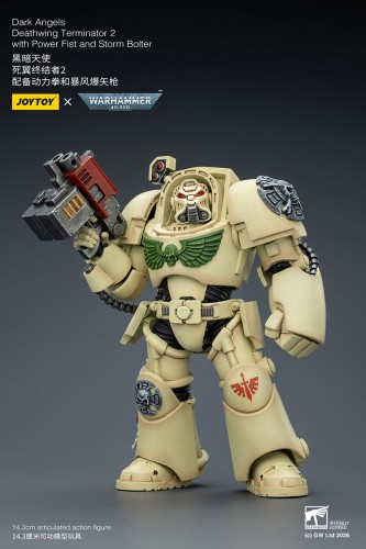 Dark Angels Deathwing Terminator 2 with Power Fist and Storm Bolter – Figurka JoyToy Warhammer 40k 1/18 14 cm