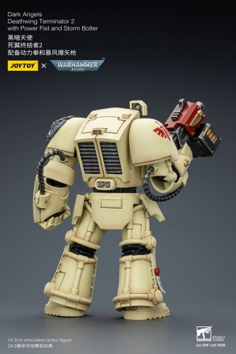 Dark Angels Deathwing Terminator 2 with Power Fist and Storm Bolter – Figurka JoyToy Warhammer 40k 1/18 14 cm