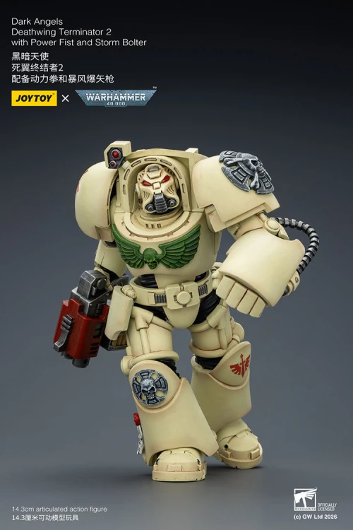 Dark Angels Deathwing Terminator 2 with Power Fist and Storm Bolter – Figurka JoyToy Warhammer 40k 1/18 14 cm