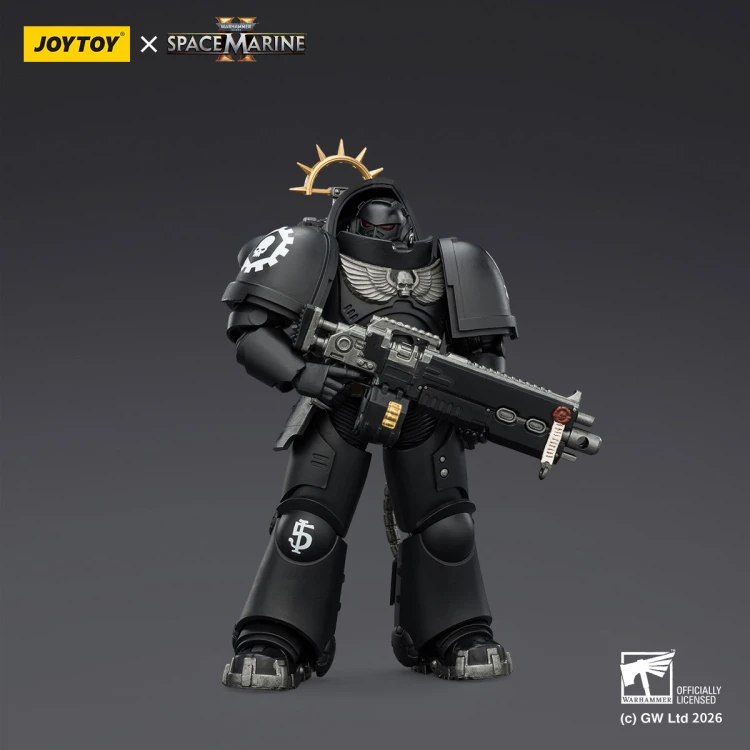 Iron Hands Heavy Intercessor with Heavy Bolt Rifle and Bolt Pistol – Figurka JoyToy Warhammer 40k Space Marine 2 1/18 13
