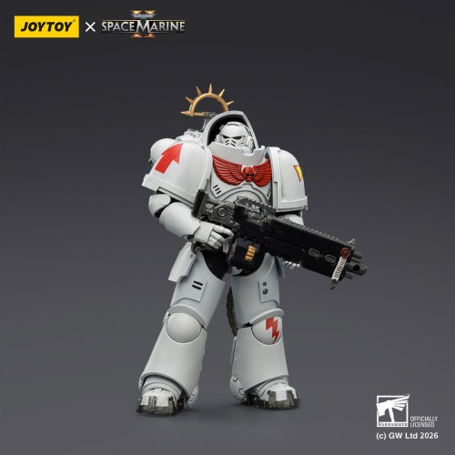White Scars Heavy Intercessor with Heavy Bolt Rifle and Bolt Pistol – Figurka JoyToy Warhammer 40k Space Marine 2 1/18 1