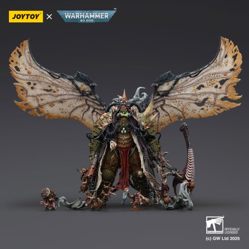 Mortarion, Daemon Primarch of Nurgle with The Lantern and Silence – Figurka JoyToy Warhammer 40k 1/18 21 cm