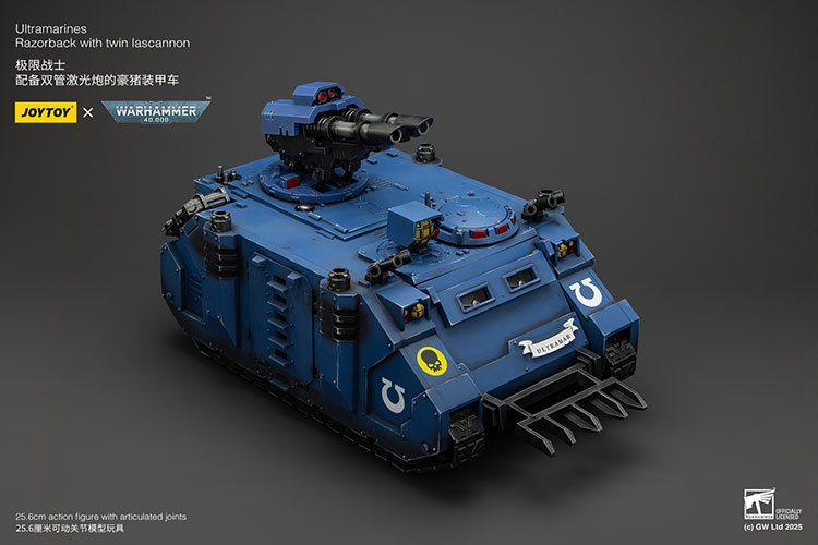 Ultramarines Razorback with Twin Lascannon – Pojazd JoyToy Warhammer 40k Space Marine 2 1/18 36 cm