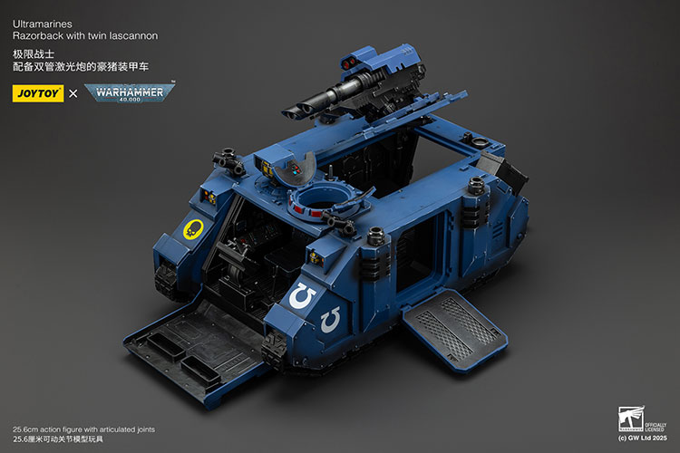 Ultramarines Razorback with Twin Lascannon – Pojazd JoyToy Warhammer 40k Space Marine 2 1/18 36 cm