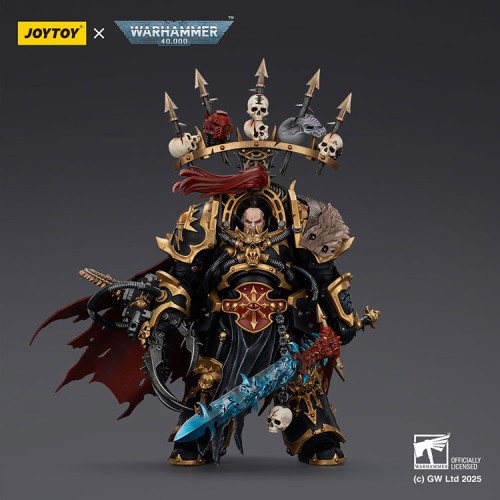 Black Legion Abaddon the Despoiler with Drach'nyen and the Talon of Horus – Figurka JoyToy Warhammer 40k 1/18 16 cm