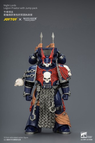 Night Lords Legion Praetor with Jump Pack – Figurka JoyToy Warhammer The Horus Heresy 1/18 13 cm