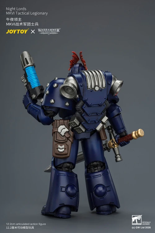Night Lords MKVI Tactical Legionary – Figurka JoyToy Warhammer The Horus Heresy 1/18 12 cm