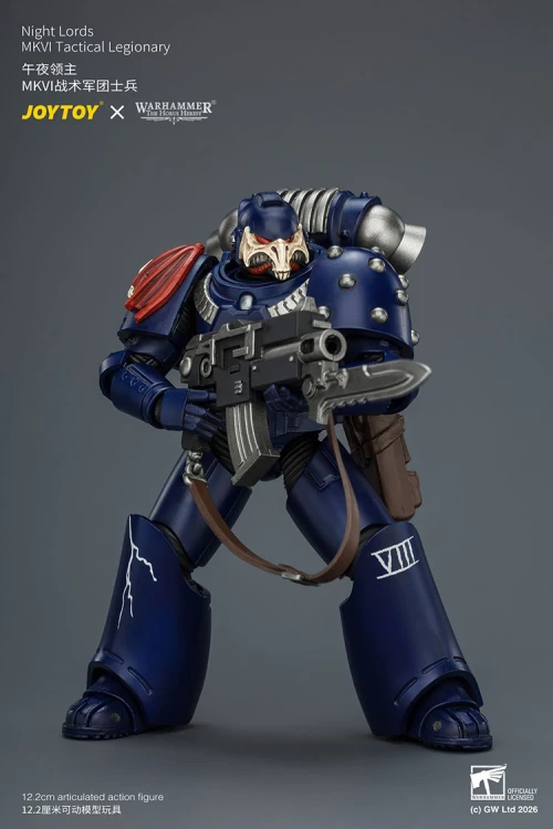 Night Lords MKVI Tactical Legionary – Figurka JoyToy Warhammer The Horus Heresy 1/18 12 cm