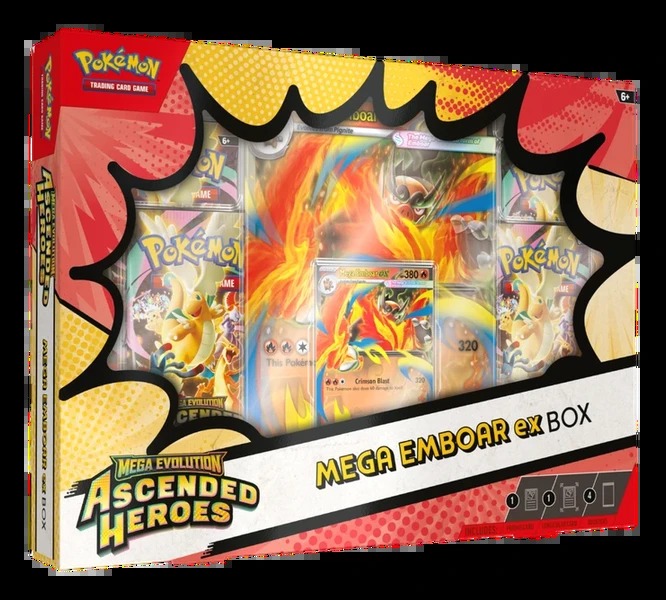 Pokémon TCG: Ascended Heroes – Mega Emboar ex Box