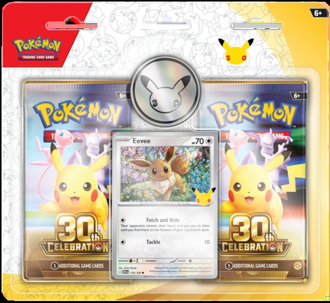 Pokémon TCG: 30th Celebration – 2-Pack Blister