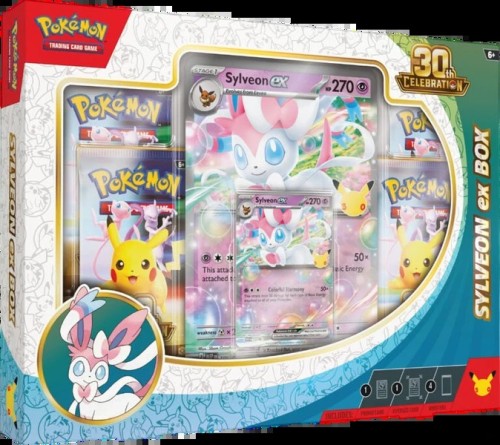 Pokémon TCG: 30th Celebration – Pokemon ex Box: Sylveon ex