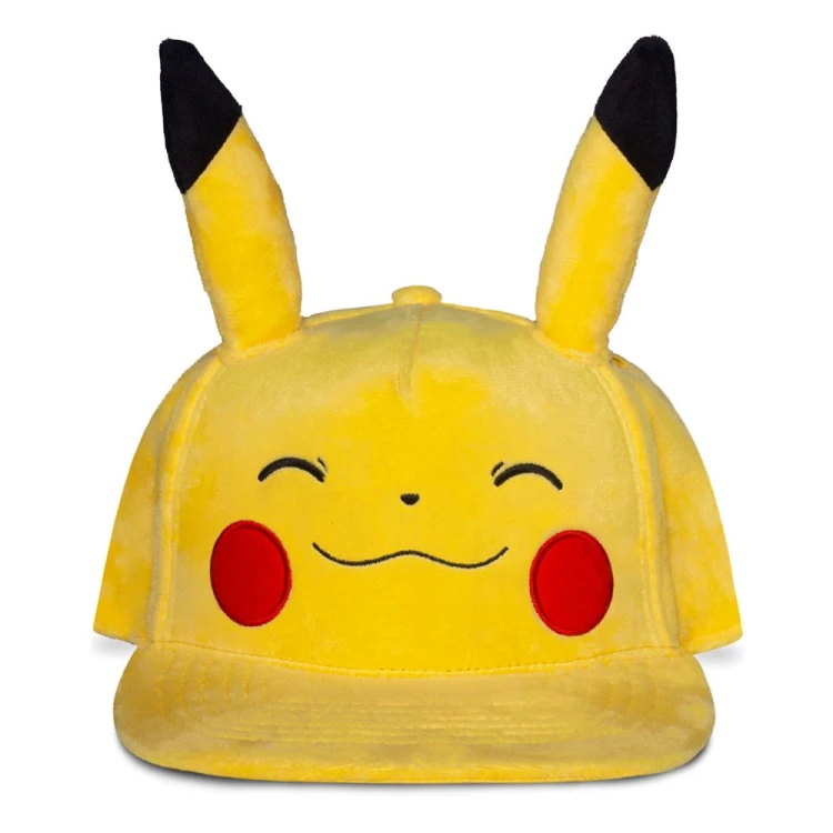 Czapka z daszkiem Pokémon Smiling Pikachu (snapback) 1