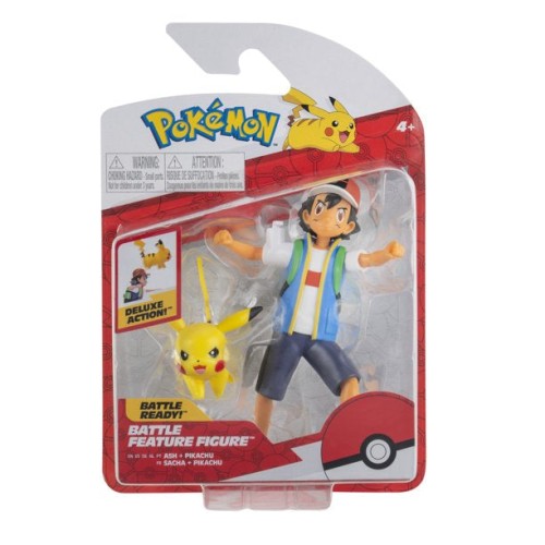 Figurka Pokémon Battle Feature Ash & Pikachu 11 cm 1
