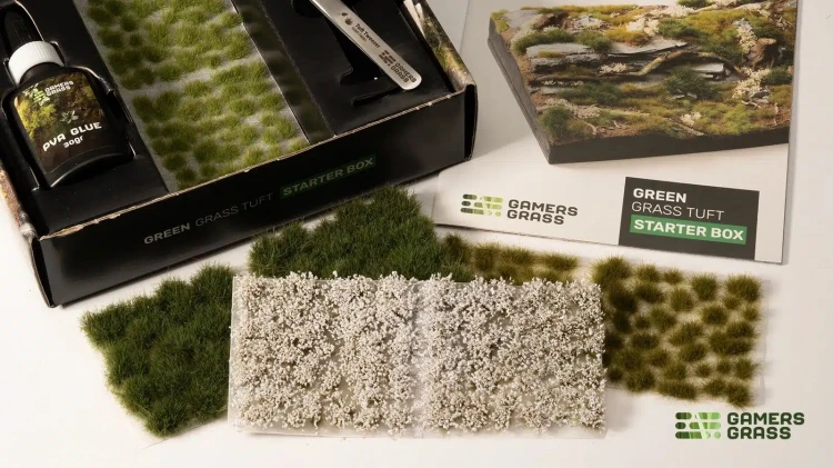 Gamers Grass Grass Tuft Starter Box - Green 3