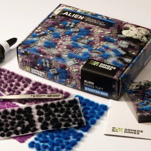Gamers Grass Grass Tuft Starter Box - Alien 1