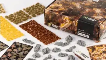 Gamers Grass Golden Autumn Glade Basing Box 1