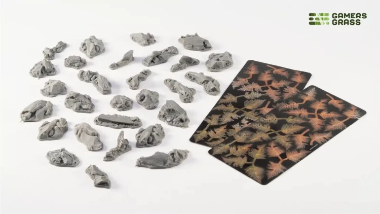 Gamers Grass Golden Autumn Glade Basing Box 4