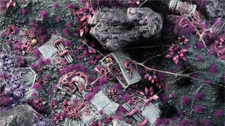 Gamers Grass Purple Swarm Basing Box 7