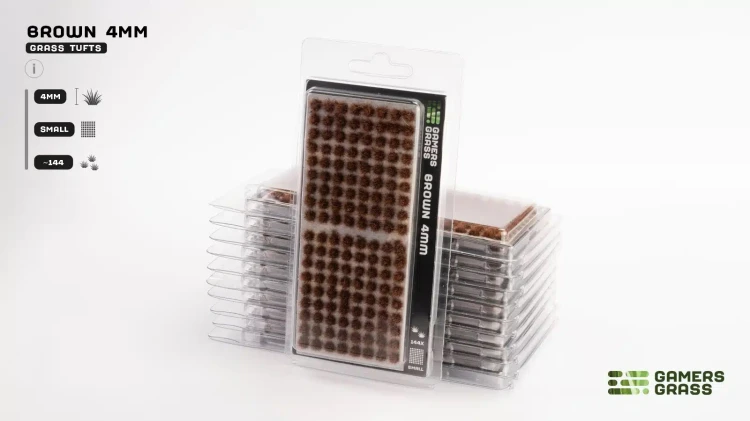 Gamers Grass Brown 4mm Small 1