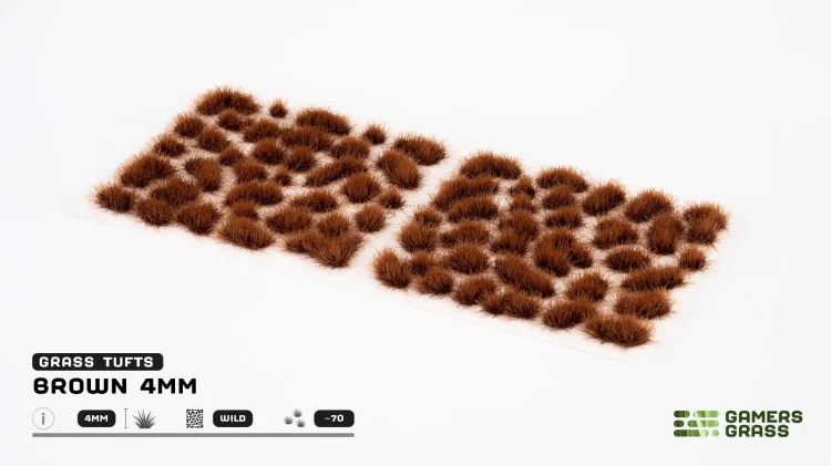 Gamers Grass Brown 4mm Small 3