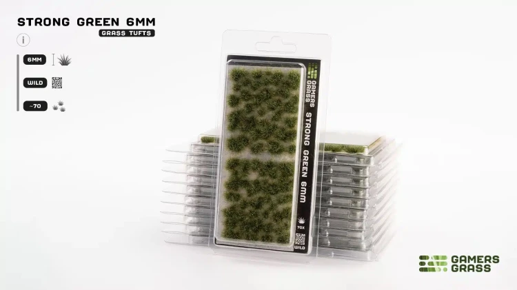 Gamers Grass Strong Green 6mm Wild 4