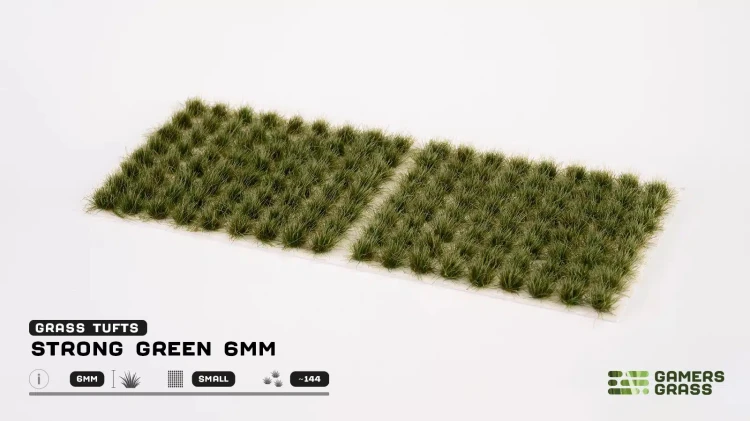 Gamers Grass Strong Green 6mm Wild 5