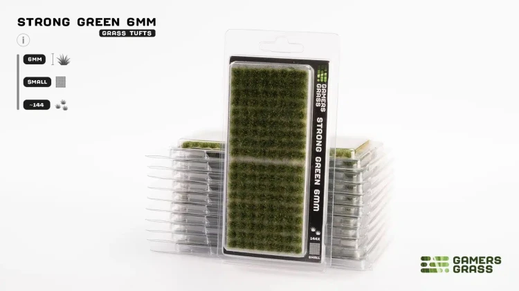 Gamers Grass Strong Green 6mm Wild 6