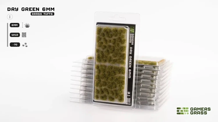 Gamers Grass Dry Green 6mm Wild 4