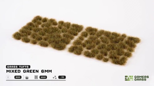 Gamers Grass Mixed Green 6mm Wild 1