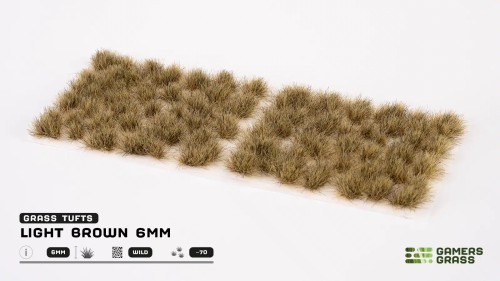 Gamers Grass Light Brown 6mm Wild 1