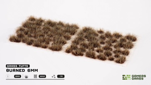 Gamers Grass Burned Tufts 6mm Wild 1